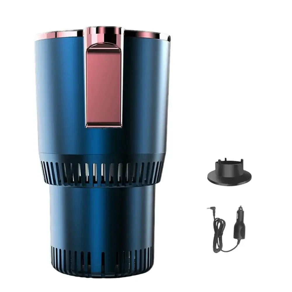 2-in-1 Car Cup Warmer Cooler, Smart Car Cup Holder Car Cooling & Heating Cup Holder Smart Car Heater & Colder Cups For Most V4T0
